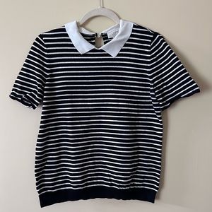 Loft Striped Sweater T, Size Medium